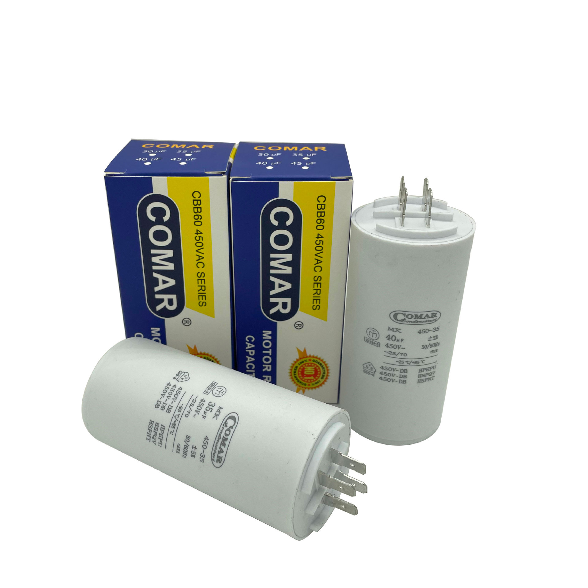 CBB60 450v 35uf电机马达水泵启动运转电容器COMAR