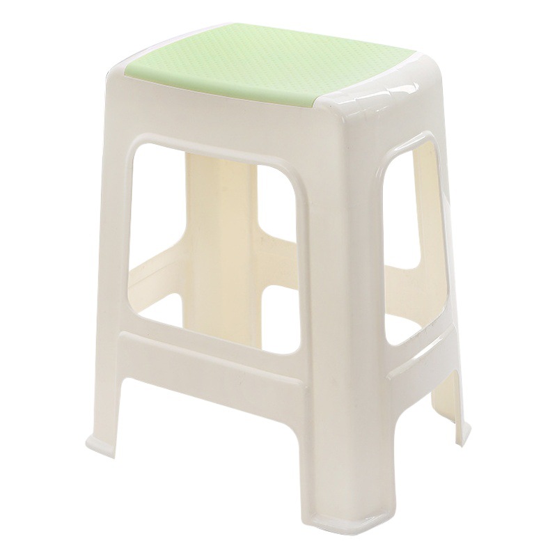 Plastic Stool Household Thickeneded Kidsren's Dining Table Chair Scandinavian Small Square Stool Living Room Bench High Stool Entry Shoe Changing Stool