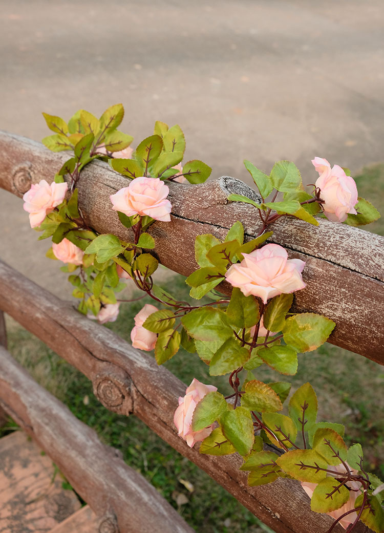 Romántico Sale De Floral Sintéticos Alambre De Cobre Exterior Luces De Cadena display picture 1