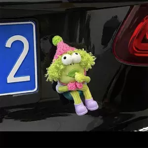 Avtomobil Arxa Kukla, Elektrikli Avtomobil Bəzəyi, Velosiped Bikini Bottom Çirkin Balıq Avtomobil Xarici Bəzəyi
