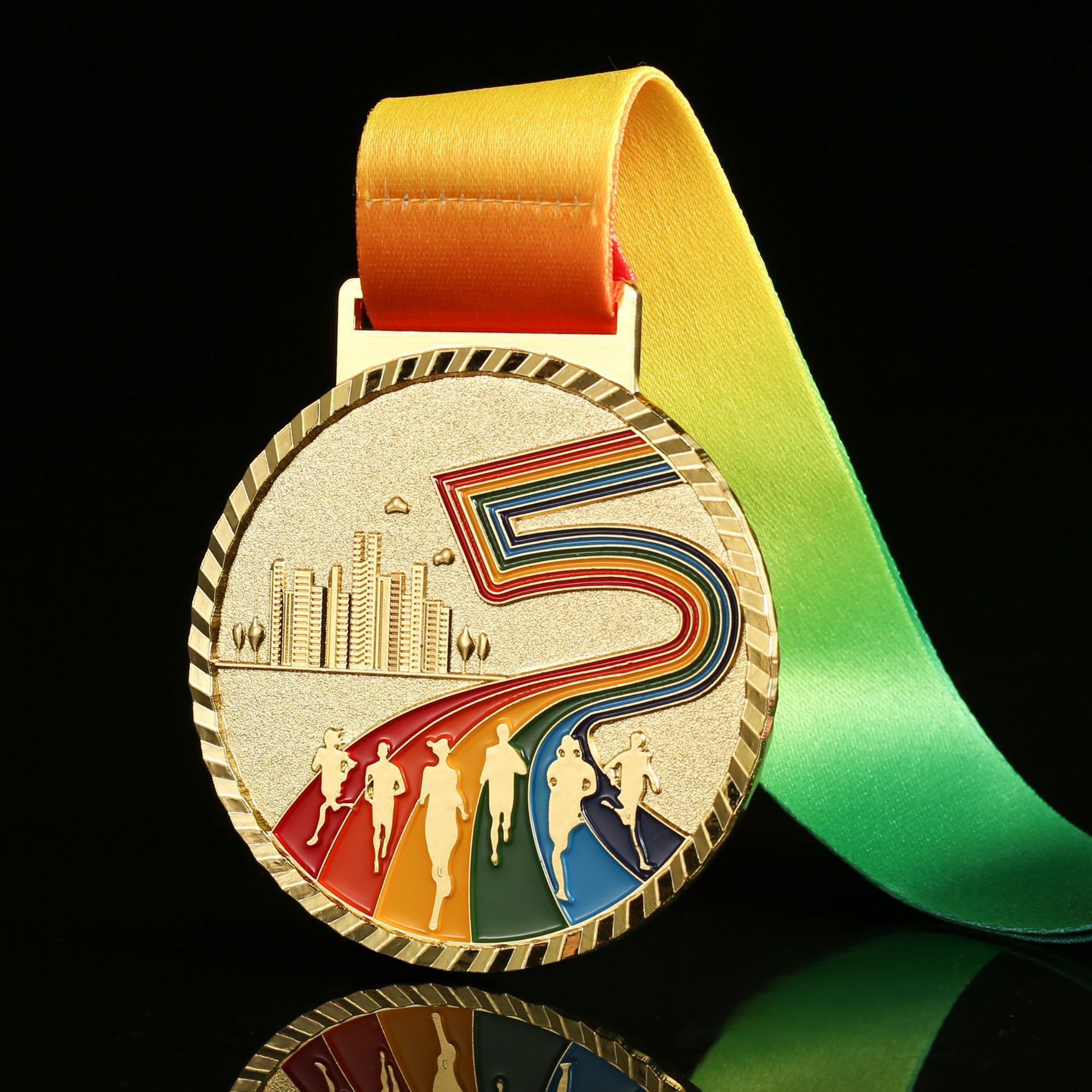 Deportes medalla de Metal signo Medalla de la competencia aleación de zinc recuerdo maratón medalla de metal haciendo listado
