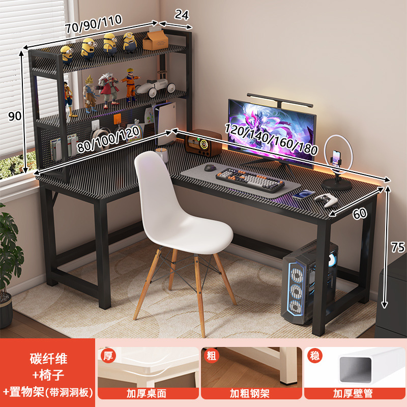 Mesa de esquina blanca mesa de computadora mesa de escritorio escrit