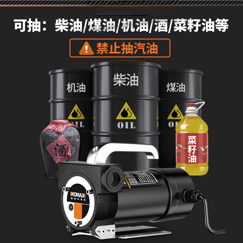 Bomba de bombeo eléctrica 12v24v220v bomba diesel universal bomba de bombeo de auto-succión bomba de bombeo de mini-serbatoio