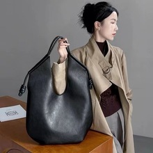 小众包包极简托特高级感2024夏季新款大容量通勤单肩腋下大包