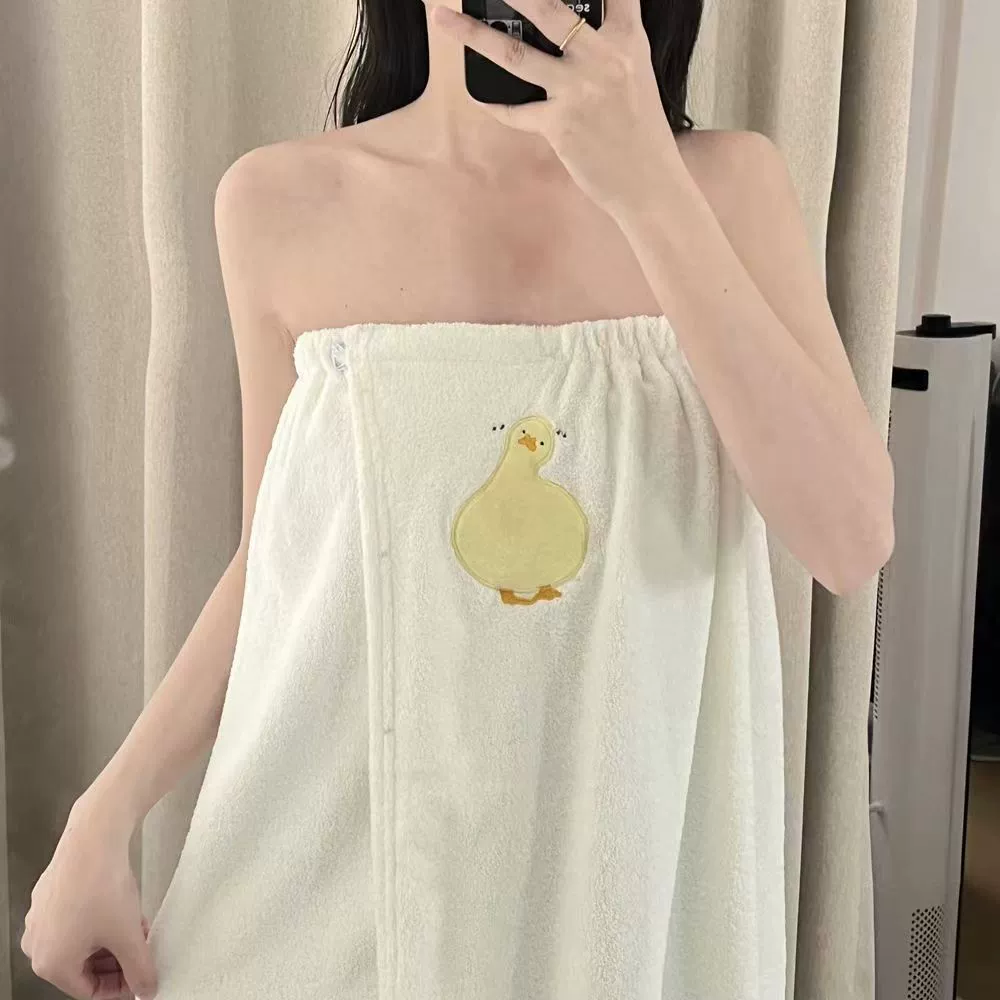 Маленькая желтая кошка коралловый бархат впитывает четыре штуки три штуки толстые полотенца полотенце сухая шляпа для ванной юбка