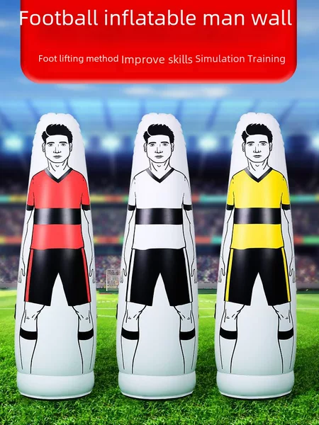 Football inflatable human Wall training fake human-shaped obstacle football training auxiliary equipment free kick fake human wall