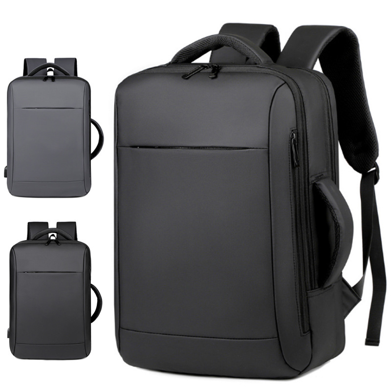 High-End Business Commuter Backpack 15.6inch Laptop Bag Double-Back Multi-Functional Men's Backpack