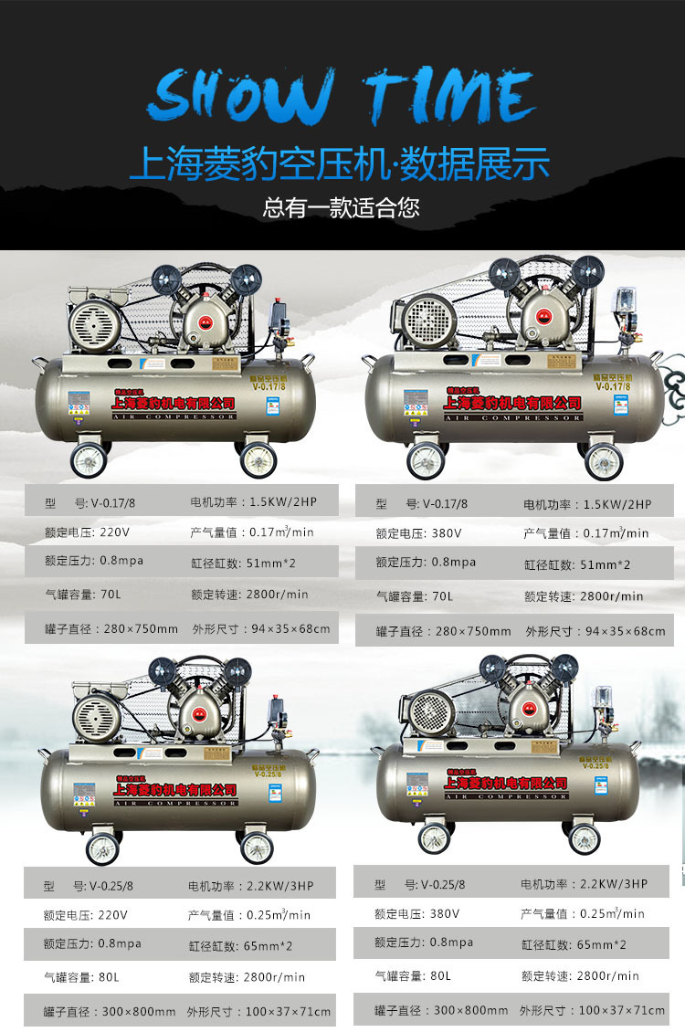 Shanghai Air Compressor Air Compressor High Power Air Pump Industrial Grade 380V Large Air Compressor Air Pump