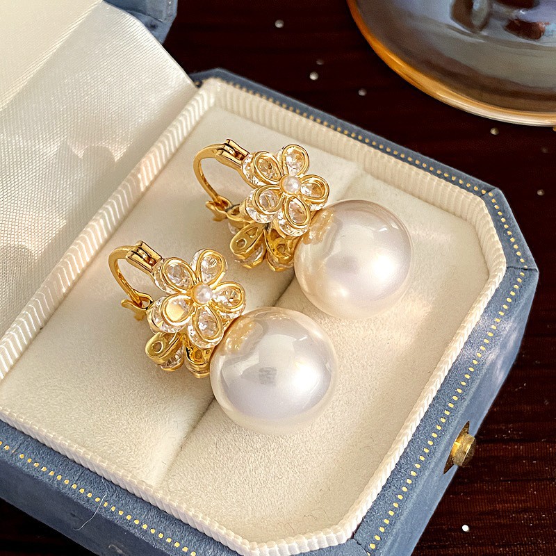 23#E6256 earrings-gold