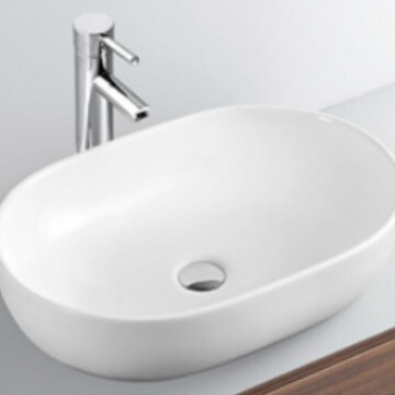 Hotel Household Countertop Washbasin Ceramic Art Basin Small Size Balcony Single Basin Bathroom Basin Wash Basin