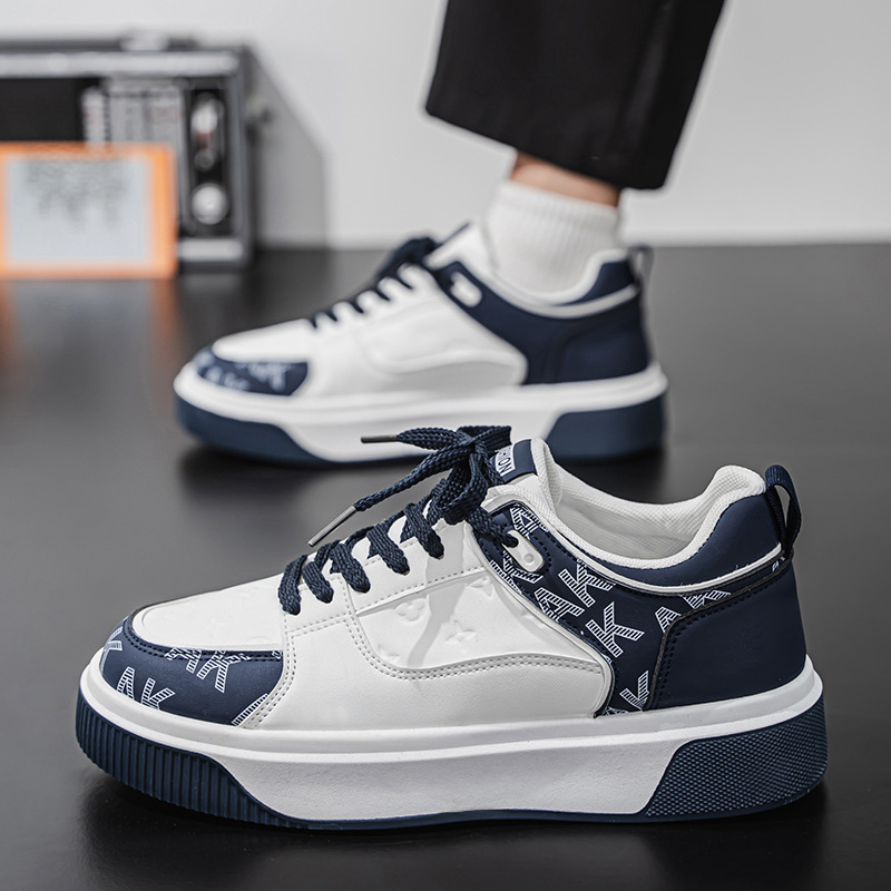 2026 zapatos casuales de hombre primavera nueva tendencia de moda universal skate hombre zapatos deportivos retrógrados de altura