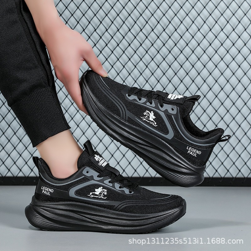 Legendary Paul 2026 nuevos zapatos de moda casuales transpirables de malla cómodos zapatos deportivos para hombres image 4