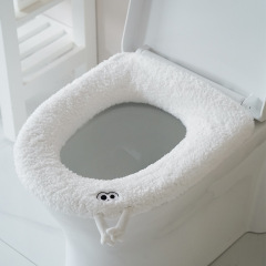 ジッパートイレマット厚手トイレマットトイレマットシートカバー四季通用トイレカバー防水カバートイレリングクロスボーダー