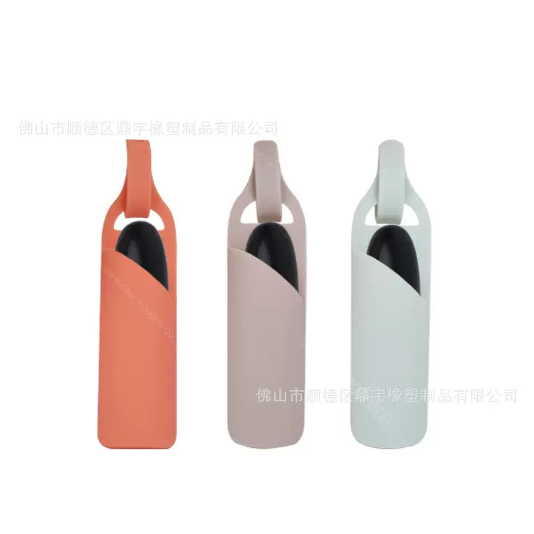 亚马逊小号口红硅胶收纳包迷你唇釉收纳挂袋便携式悬挂唇膏储物袋