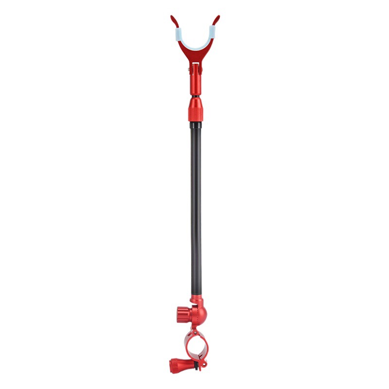Aluminum Alloy Anti-Slip and Anti-Detachment Rod Holder Accessory for Fishing Rod, All-Metal Fishing Rod Holder