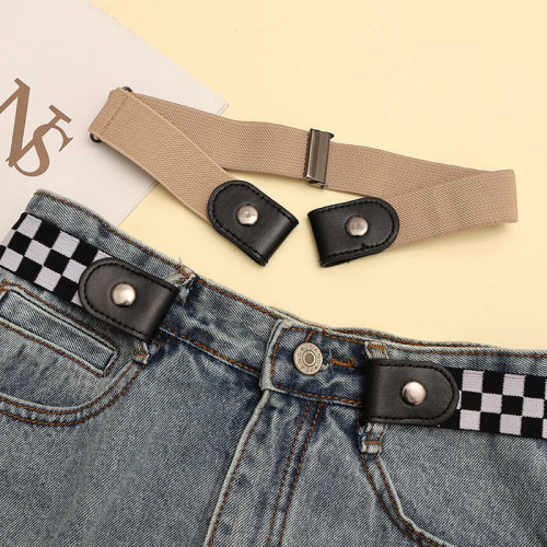 Invisible traceless lazy person belt women elastic adjustable waistband for jeans pants big to small waist-shaping magic belt
