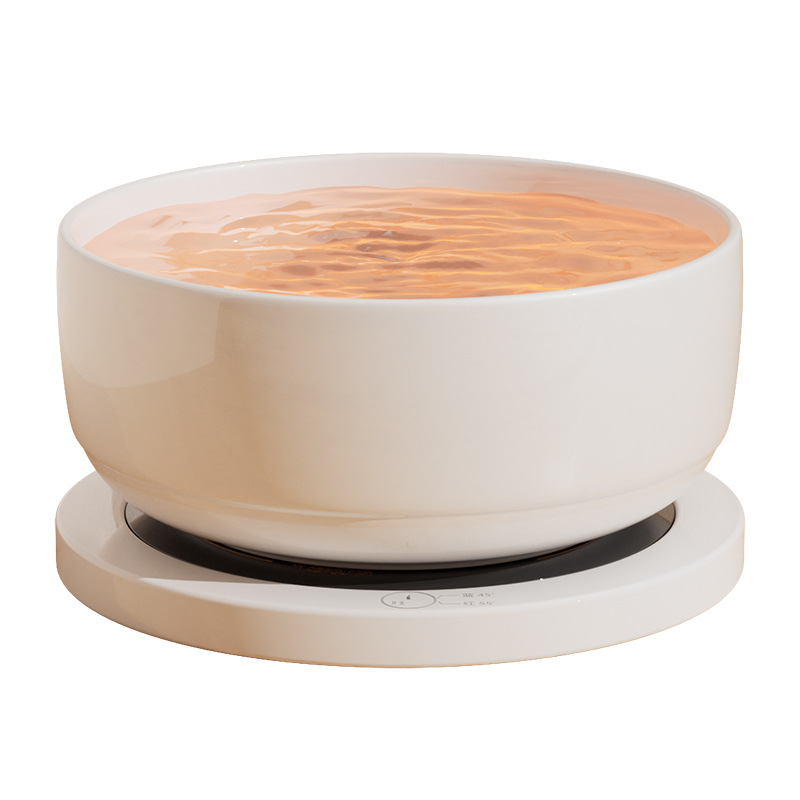 Nuevo tazón de calefacción de cerámica inteligente temperatura constante dispositivo para beber gato mascota tazón de perro tazón anti-seco quema transfronteriza venta al por mayor