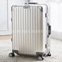 全铝镁合金拉杆箱万向轮静音密码箱加厚超大容量耐摔旅行李登机箱