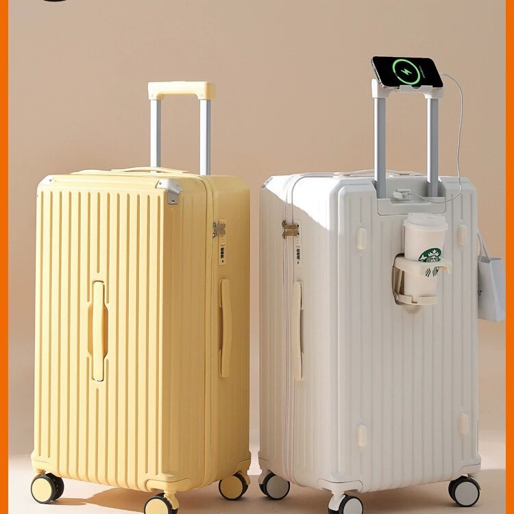 Universal capacious suitcase, 28 inch, increased thickness