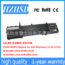适用于DELL外星人 Alienware 15 R2 P42F 191YN 2F3W1笔记本电池