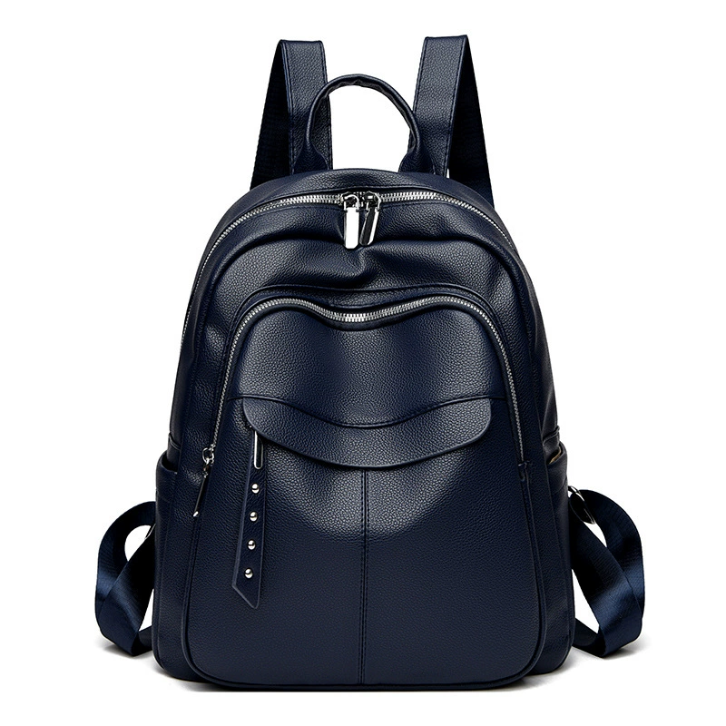 Backpack, school backpack for elementary students, 34×12×28 cm, laptop-friendly, simple elegant design