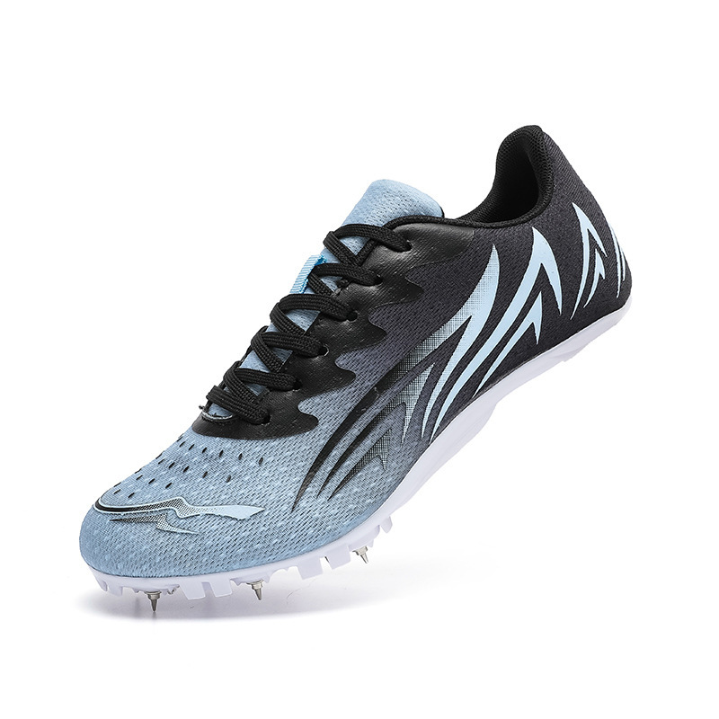 Cross-border Full Palm Carbon Plate Nail Shoes Track and Field Medium Sprint Running Shoes Male and Female Students Professional Competition Sports Track and Field Nail Shoes