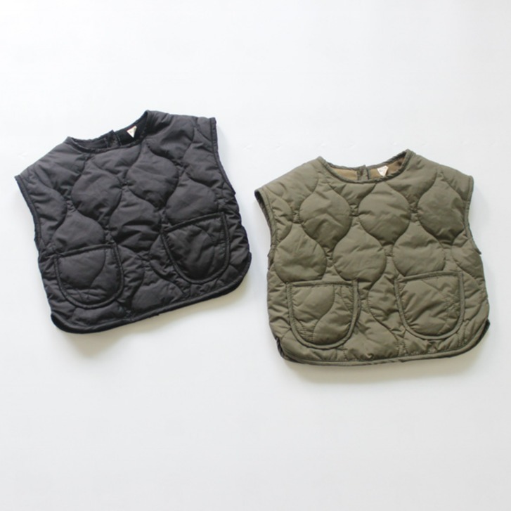 2026 Children's Vest, Baby Sweatshirt, Wearable Front and Back, Padded, Warm, Lambswool Vest for Boys and Girls