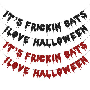 IT'S FRICKIN BATS I LOVE HALLOWEEN�W�������f�}����AƬ