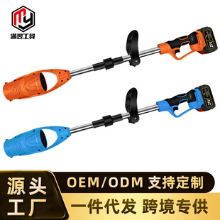 Cross-border lithium-electric snow blower big wind blowing leaf snow removal artifact motor rechargeable garden blowing leaf machine foldable
