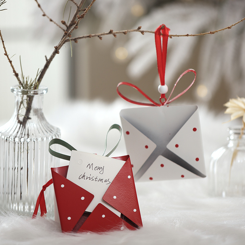 2022 nuevo colgante de decoración de Navidad árbol de Navidad nórdico colgante paquete de regalo de decoración props