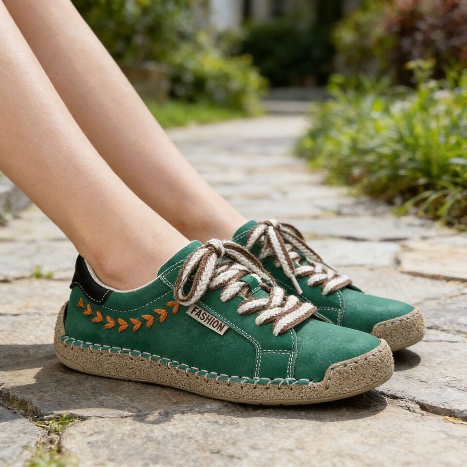 Giày vải canvas unisex cổ thấp đế bằng mũi tròn, phong cách retro thoáng khí chống trượt — 9013 màu vàng, 9013 màu xanh dương, 9013 màu xanh lá cây, 9013 màu đen chi tiết 7