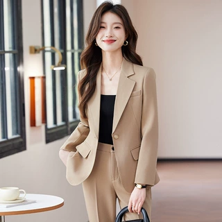 西装外套女2025新款春秋季高级感气质女神范职业正装艺考西服套装