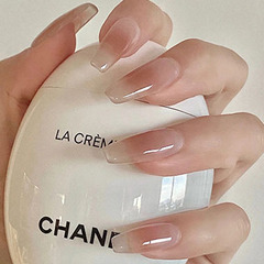 Autumn Fresh Gentle Wind Nail Art Sheet with Ice-Gloss Blush Stain, Student Wear Nail Artificial Nail Sheet, Wholesale Complete Set