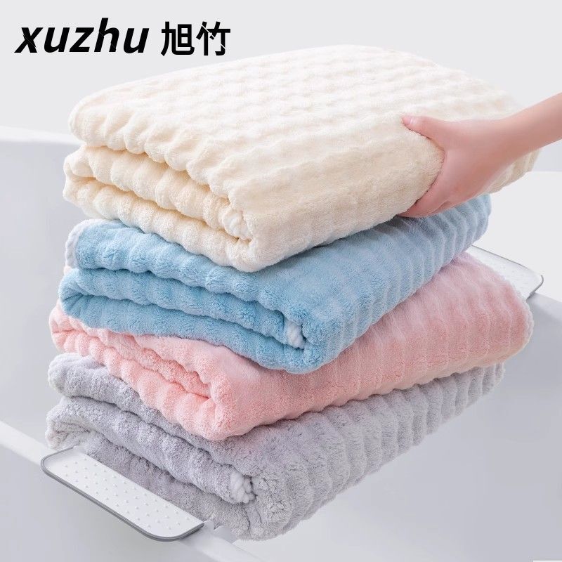 New Bubble Velvet Coral Velvet Towel Children's Student Wholesale Quick-drying Soft Absorbent Household Large Towel Towel Hand Towel