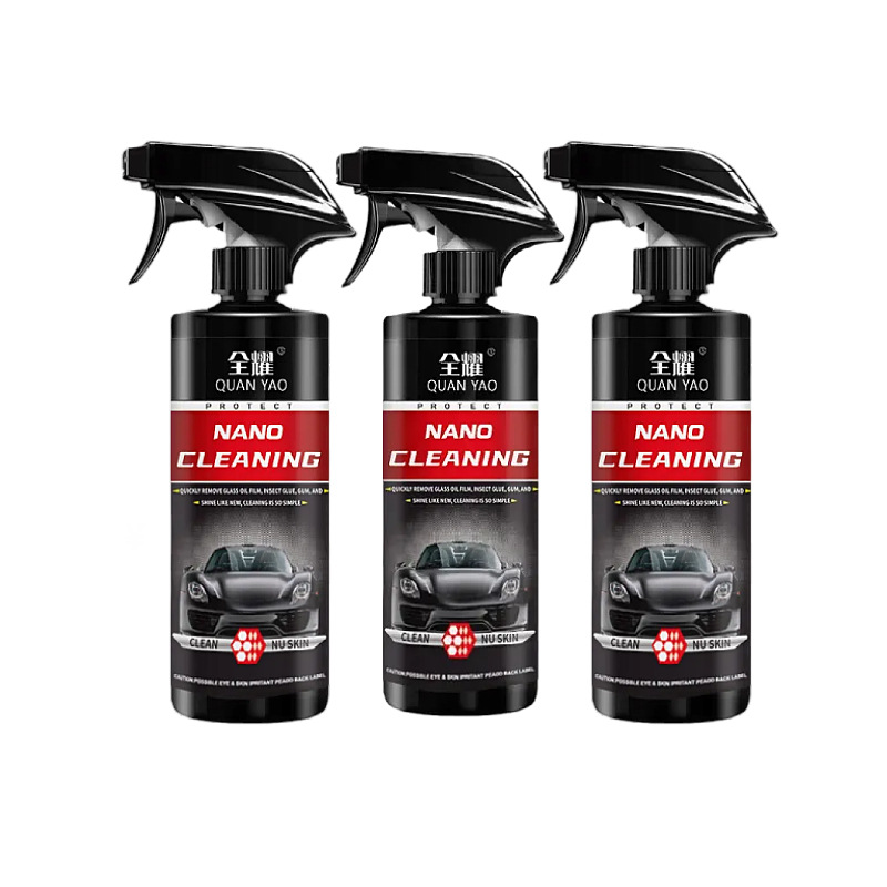 Agente de eliminación de película de aceite para limpiador de parabrisas delantero de automóviles Agente de limpieza de película de aceite de vidrio Agente de limpieza de belleza