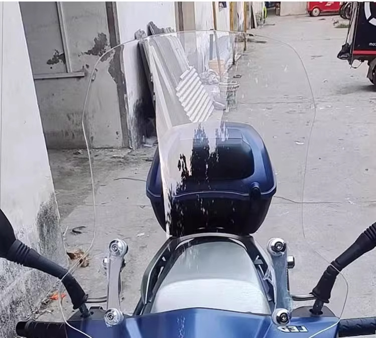 Suitable for Haojue Afr125 Windshield Scooter Front Windshield High-Definition Transparent Suzuki Uy125 Front Windshield