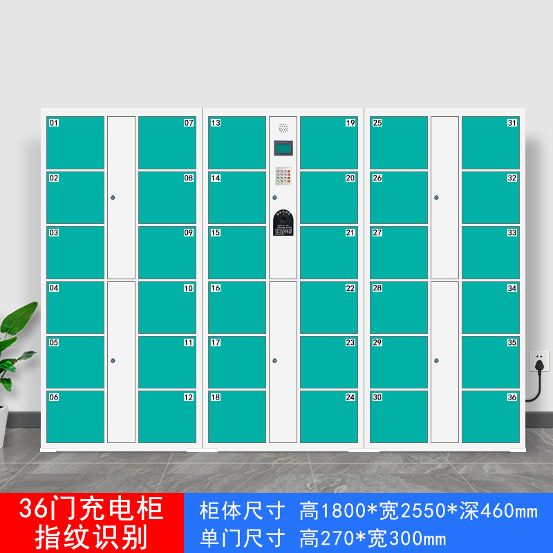 Gabinete de carga Reconocimiento facial Herramientas eléctricas de escaneo de código de WeChat Batería de litio Almacenamiento de almacenamiento de teléfonos móviles Almacenamiento inteligente