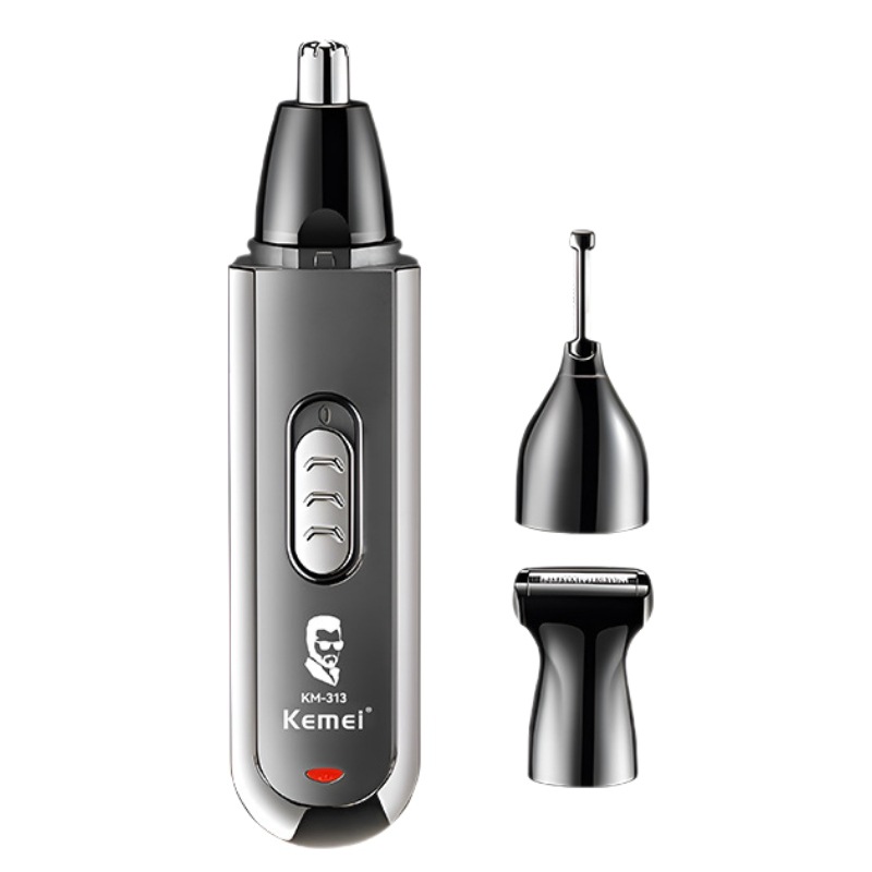 Kemei transfronteriza eléctrica ceja trimmer multi-funcional de tres en uno pequeño portátil nariz pelo limpiador trimmer