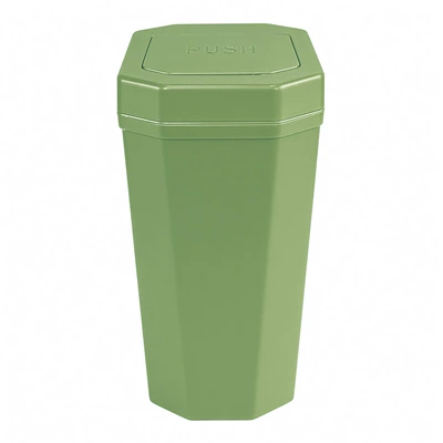 Trash Can, Car storage bag/box - green-car-trash-can