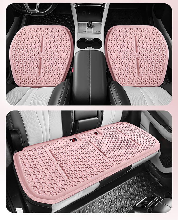 New Car Seat Cushion for All Seasons, Summer Ice Silk Cooling Cushion, Gel Seat Cushion, Honeycomb Office Cooling Cushion