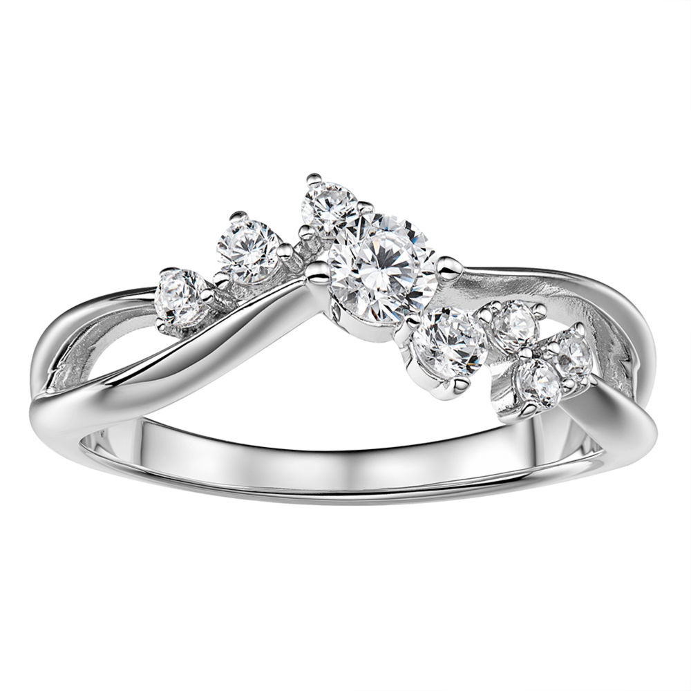 Glittrande ring för kvinnor designerring elegant smycke_voghion.com