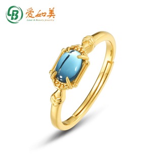 �¿���ϵ�͹�S925�y��ָ�r�����Ђ����{����ʯ�L���ν�ָһ�����l