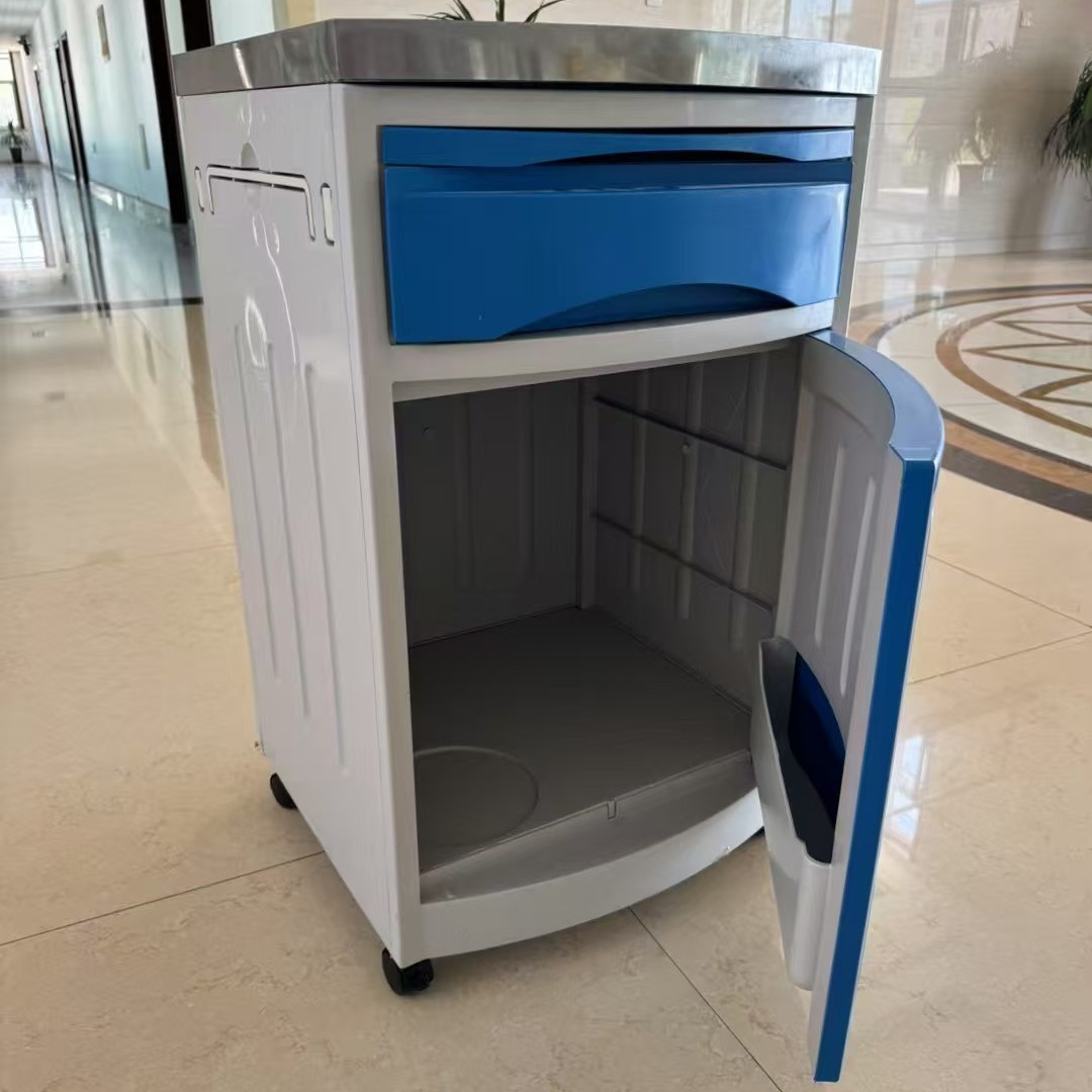 Hospital Bedside Table Nursing Home Use Clinic Household Bedside Table Abs Plastic Bedside Table