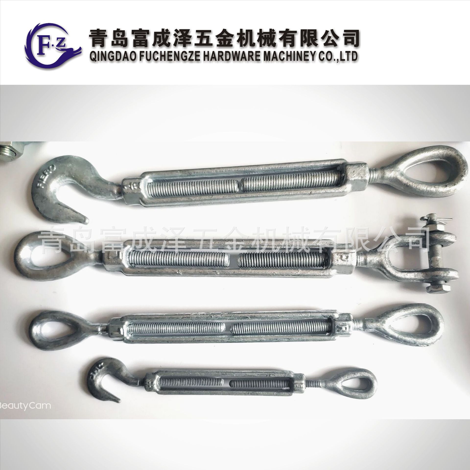 青岛厂家批发美式模锻花篮环叉花兰螺旋扣镀锌花兰螺丝花兰