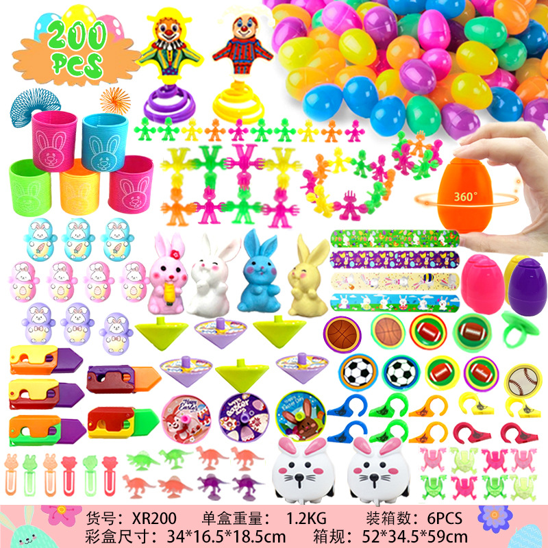 Huevo de Pascua de descompresión traje de dinosaurio caja ciega niños fiesta juguete DIY simulación huevo juguete de Pascua