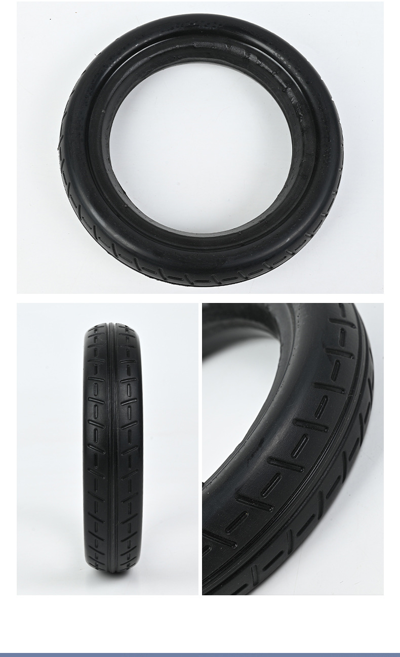 7-1.5Pu Electric Wheelchair Tire Rubber Inflation-Free 7X1.5 Size Solid Tire No Inflation Maintenance Required