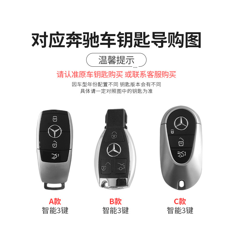 ベンツのキーホルダーを適用することはすべてC260L/GLC300L/A200L/GLC260/TPU全包シェルボタンである|undefined