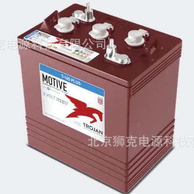 美国TROJAN蓄电池 邱健 T-145 6V260AH 球车 扫地机 曲臂车电瓶