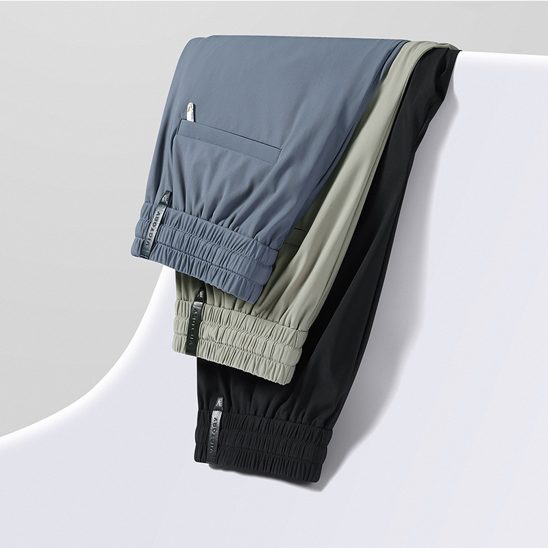 Men's Ice Silk Pants, Thin, Loose, Straight-Leg, Stretchy, Drapey, Casual Long Pants, Men's K6653 Summer Ice Silk Pants Men's Ice Silk Pants, Thin, Loose, Straight-Leg, Stretchy, Drapey, Casual Long Pants, Men's K6653 Summer Ice Silk Pants