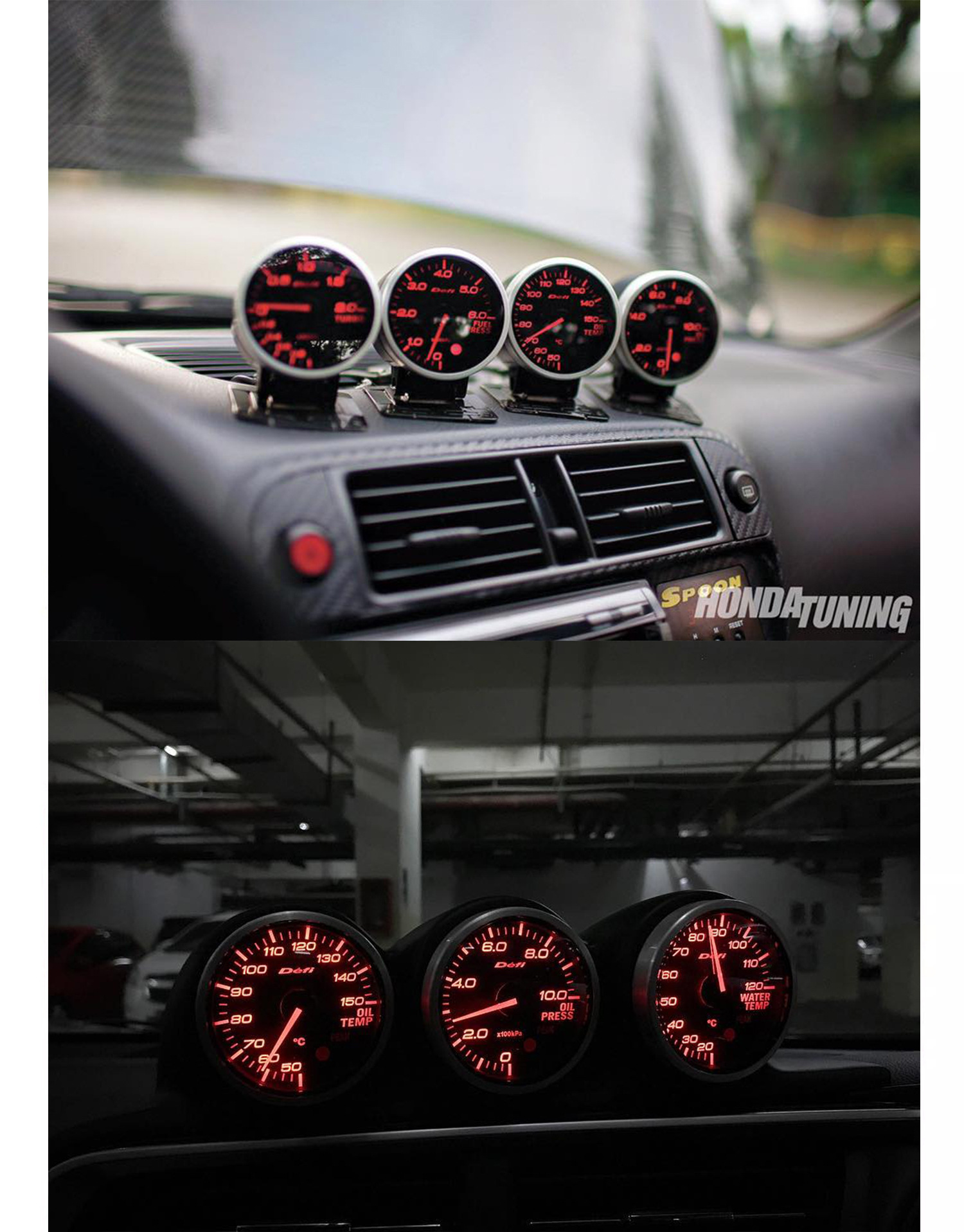 Factory wholesale new DEFI BF car modified instrument racing water temperature speed turbine pressure air-fuel ratio meter